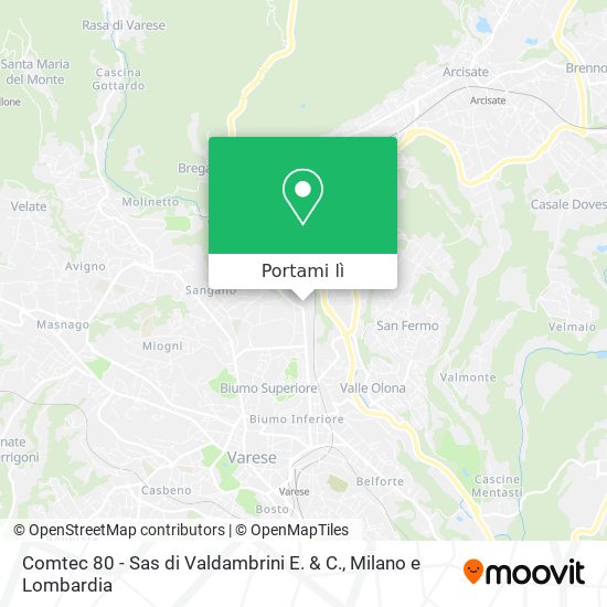 Mappa Comtec 80 - Sas di Valdambrini E. & C.