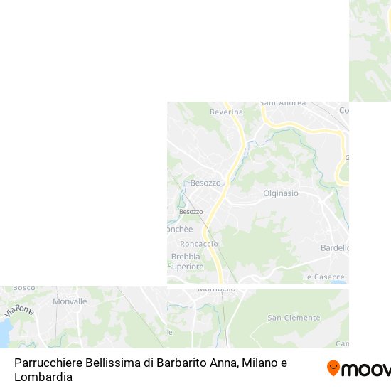 Mappa Parrucchiere Bellissima di Barbarito Anna