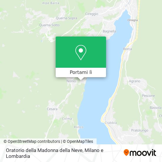 Mappa Oratorio della Madonna della Neve