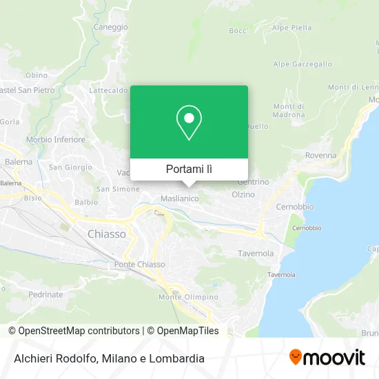 Mappa Alchieri Rodolfo