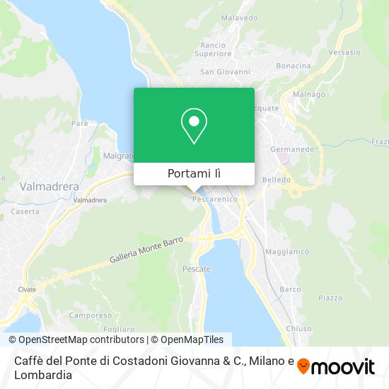 Mappa Caffè del Ponte di Costadoni Giovanna & C.