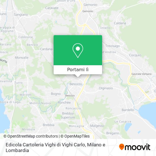 Mappa Edicola Cartoleria Vighi di Vighi Carlo