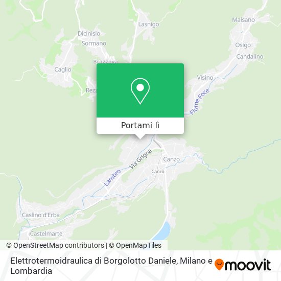 Mappa Elettrotermoidraulica di Borgolotto Daniele