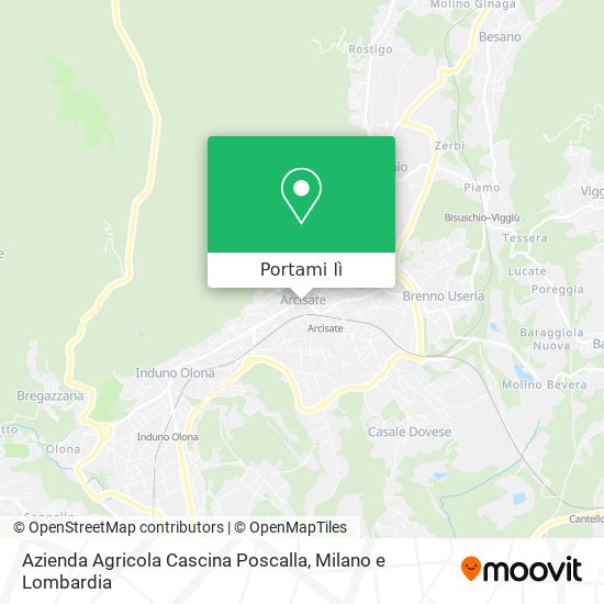 Mappa Azienda Agricola Cascina Poscalla