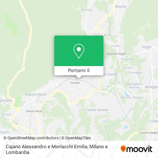 Mappa Cajano Alessandro e Morlacchi Emilia