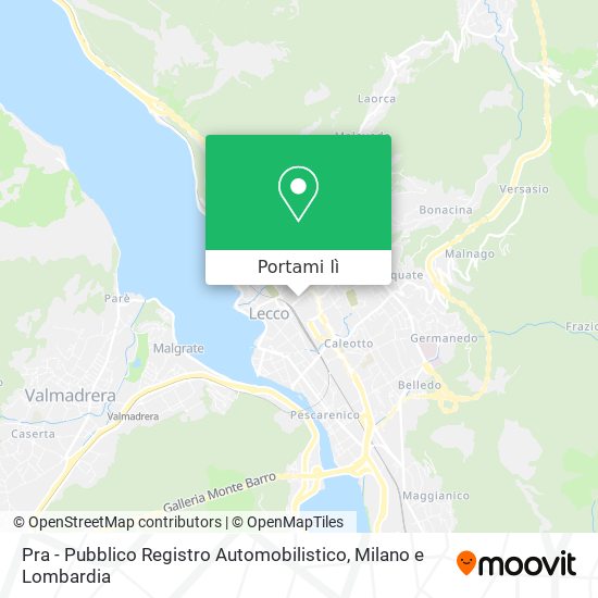 Mappa Pra - Pubblico Registro Automobilistico