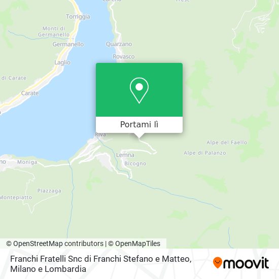 Mappa Franchi Fratelli Snc di Franchi Stefano e Matteo