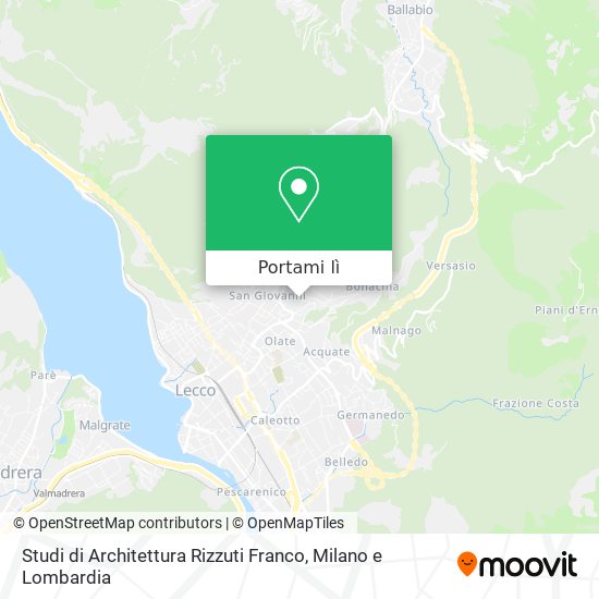 Mappa Studi di Architettura Rizzuti Franco
