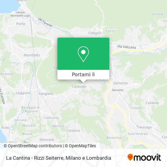 Mappa La Cantina - Rizzi Seiterre