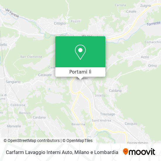 Mappa Carfarm Lavaggio Interni Auto