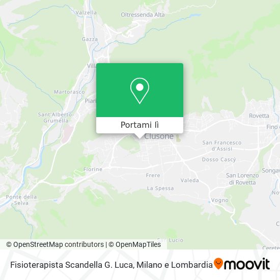 Mappa Fisioterapista Scandella G. Luca