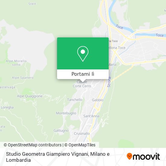 Mappa Studio Geometra Giampiero Vignani