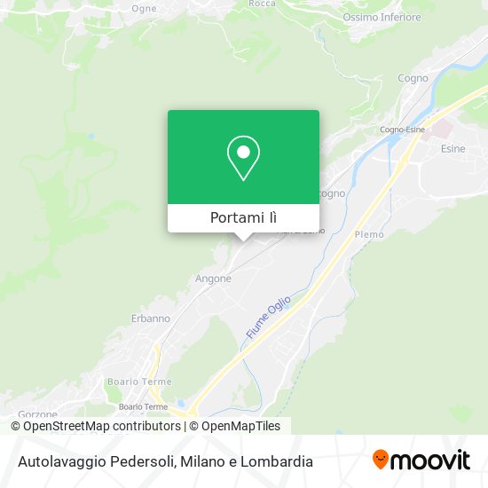 Mappa Autolavaggio Pedersoli