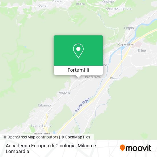 Mappa Accademia Europea di Cinologia