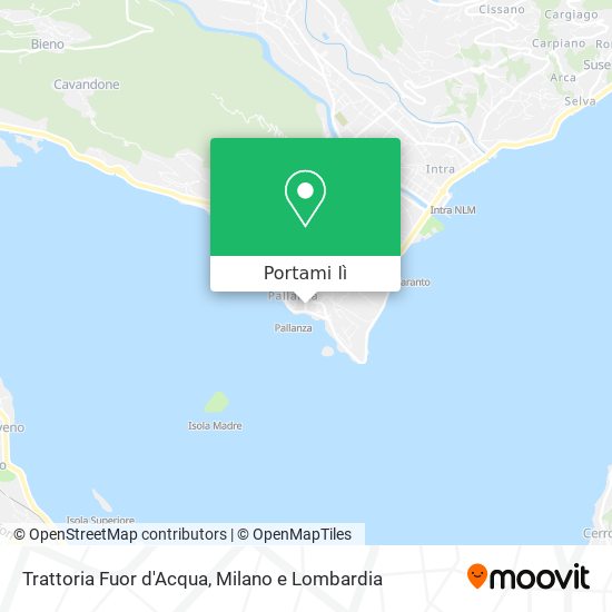 Mappa Trattoria Fuor d'Acqua