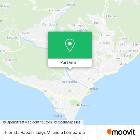 Mappa Fiorista Rabaini Luigi