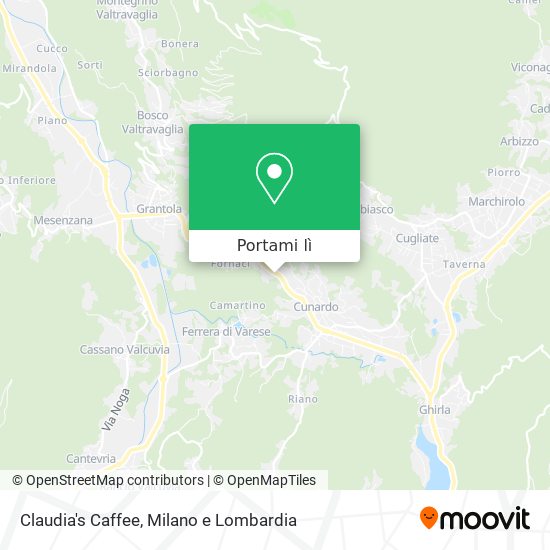 Mappa Claudia's Caffee