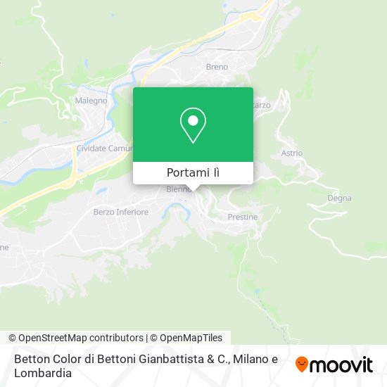 Mappa Betton Color di Bettoni Gianbattista & C.
