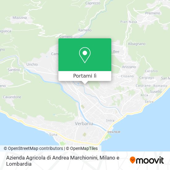 Mappa Azienda Agricola di Andrea Marchionini