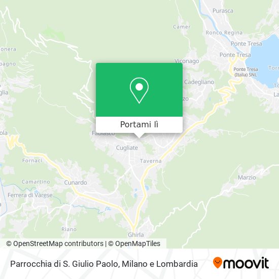 Mappa Parrocchia di S. Giulio Paolo