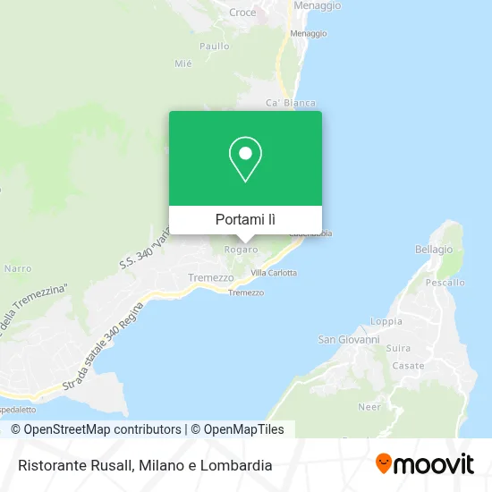 Mappa Ristorante Rusall