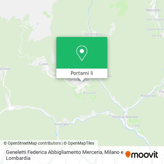 Mappa Geneletti Federica Abbigliamento Merceria