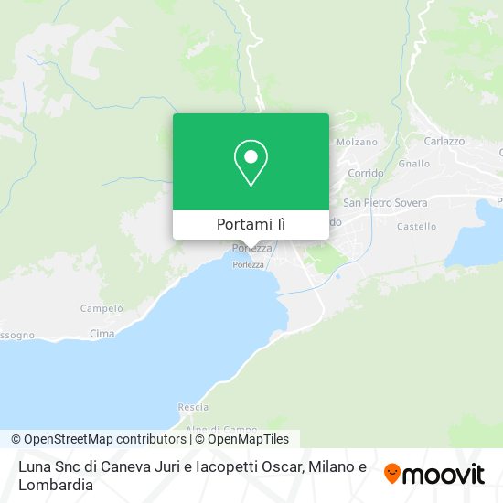 Mappa Luna Snc di Caneva Juri e Iacopetti Oscar
