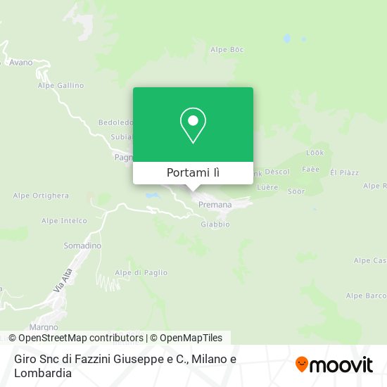Mappa Giro Snc di Fazzini Giuseppe e C.