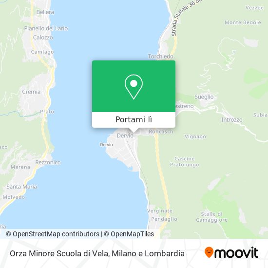 Mappa Orza Minore Scuola di Vela