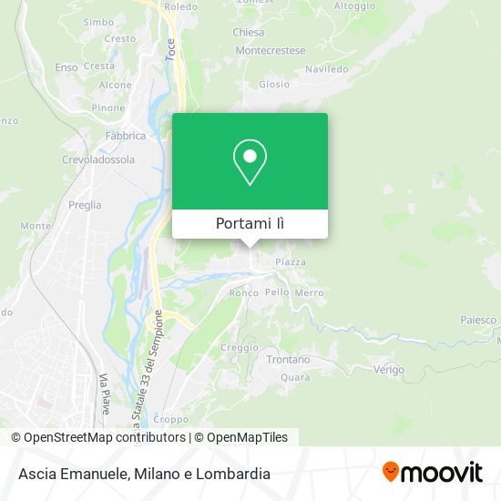 Mappa Ascia Emanuele