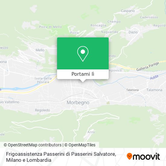 Mappa Frigoassistenza Passerini di Passerini Salvatore