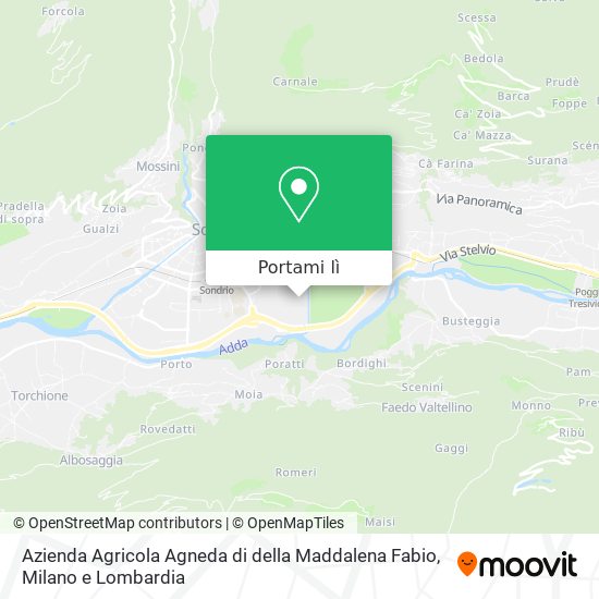 Mappa Azienda Agricola Agneda di della Maddalena Fabio