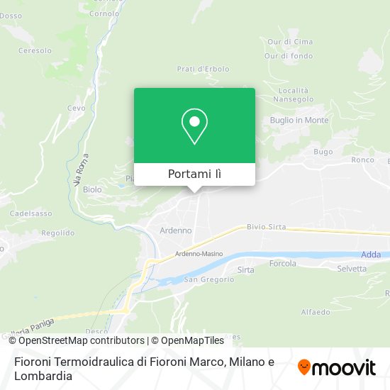 Mappa Fioroni Termoidraulica di Fioroni Marco