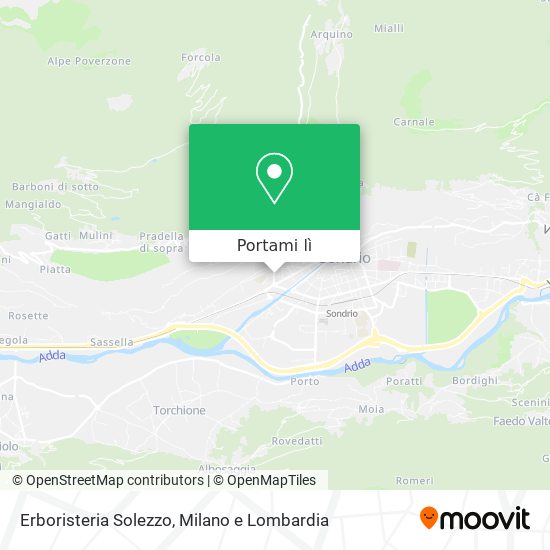Mappa Erboristeria Solezzo