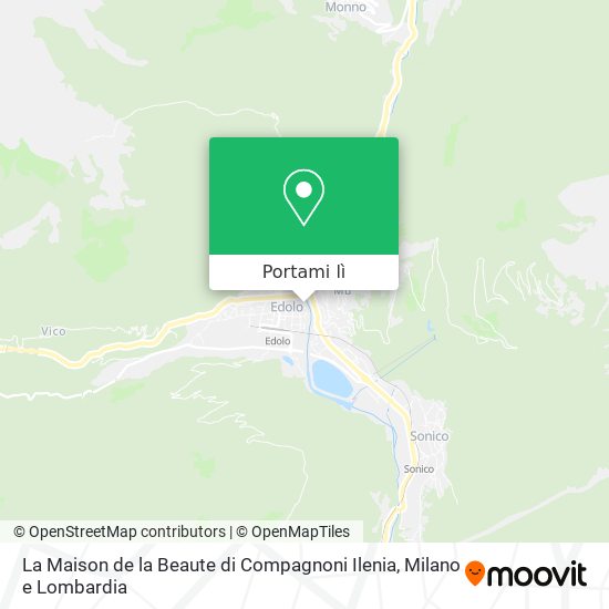 Mappa La Maison de la Beaute di Compagnoni Ilenia