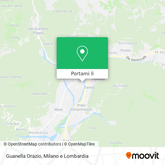 Mappa Guanella Orazio