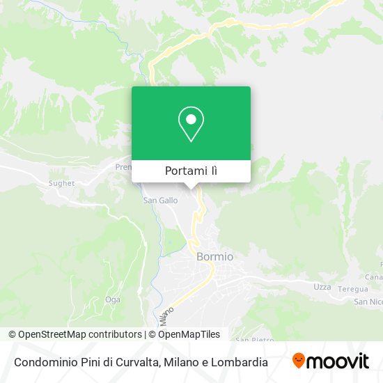 Mappa Condominio Pini di Curvalta