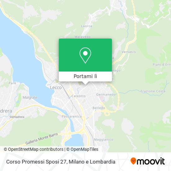 Mappa Corso Promessi Sposi 27