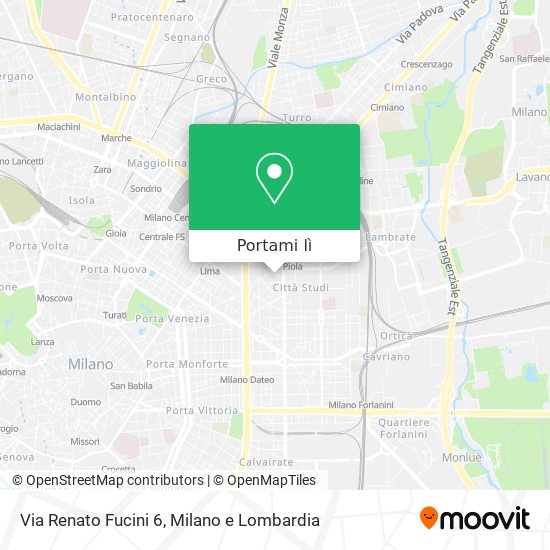 Mappa Via Renato Fucini 6