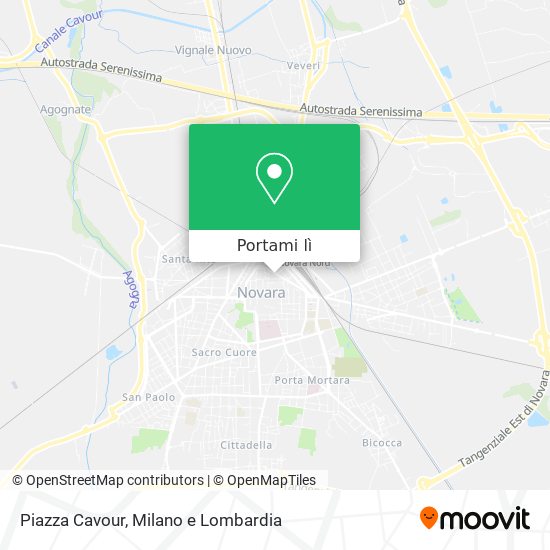 Mappa Piazza Cavour