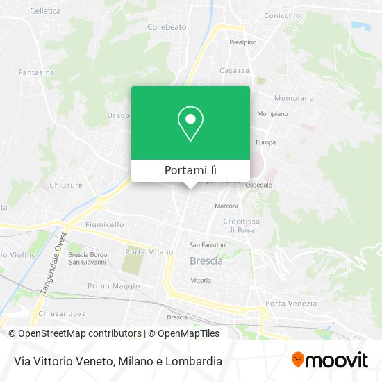 Mappa Via Vittorio Veneto