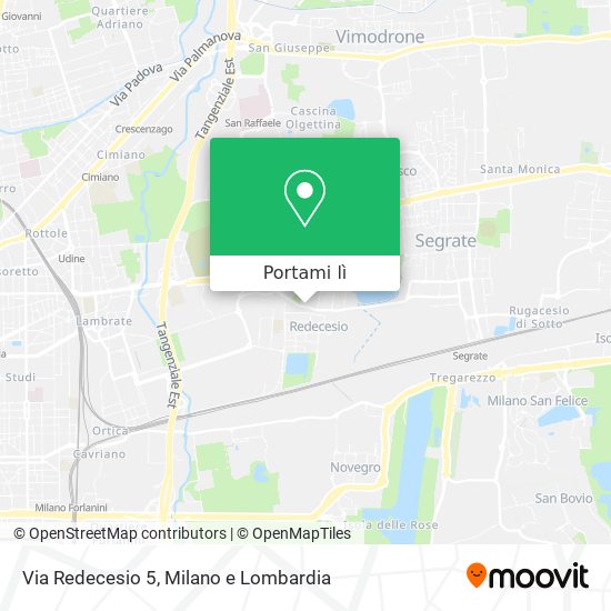 Mappa Via Redecesio 5