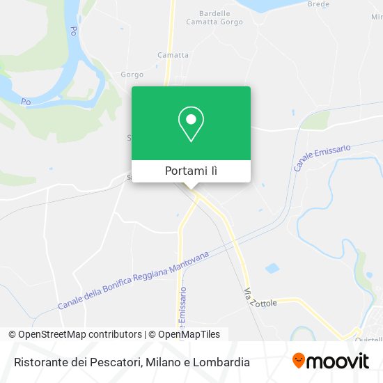 Mappa Ristorante dei Pescatori