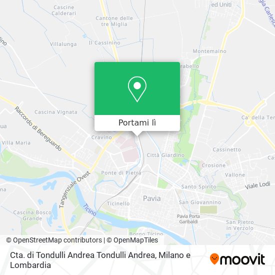 Mappa Cta. di Tondulli Andrea Tondulli Andrea
