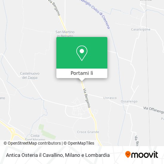 Mappa Antica Osteria il Cavallino