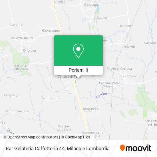 Mappa Bar Gelateria Caffetteria 44