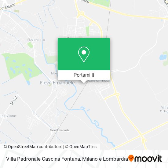 Mappa Villa Padronale Cascina Fontana