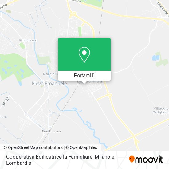Mappa Cooperativa Edificatrice la Famigliare