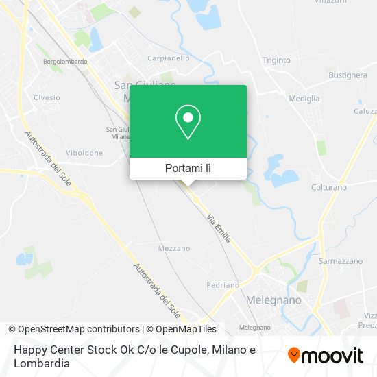 Mappa Happy Center Stock Ok C / o le Cupole