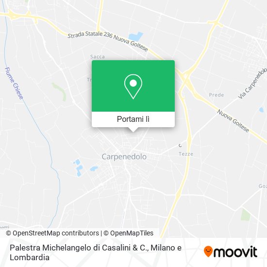 Mappa Palestra Michelangelo di Casalini & C.